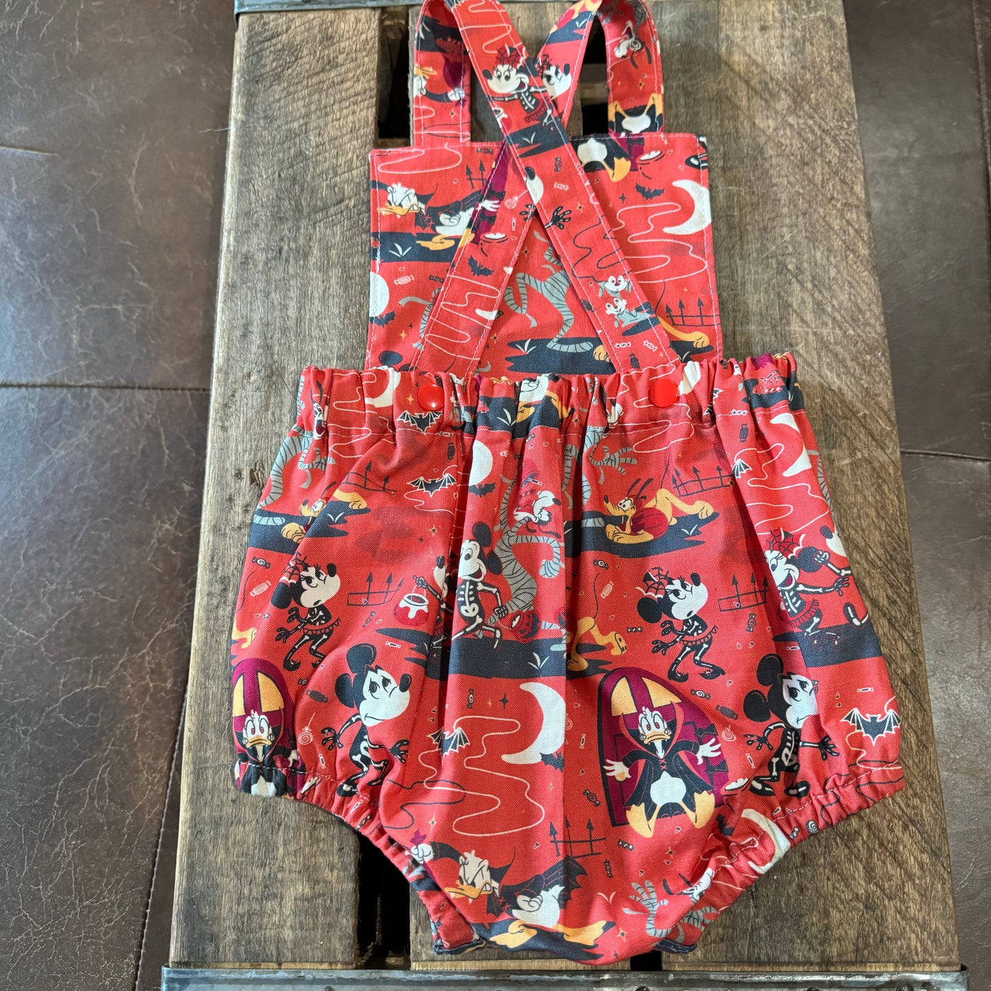 Halloween Mouse and Friends Orange Spooky Romper