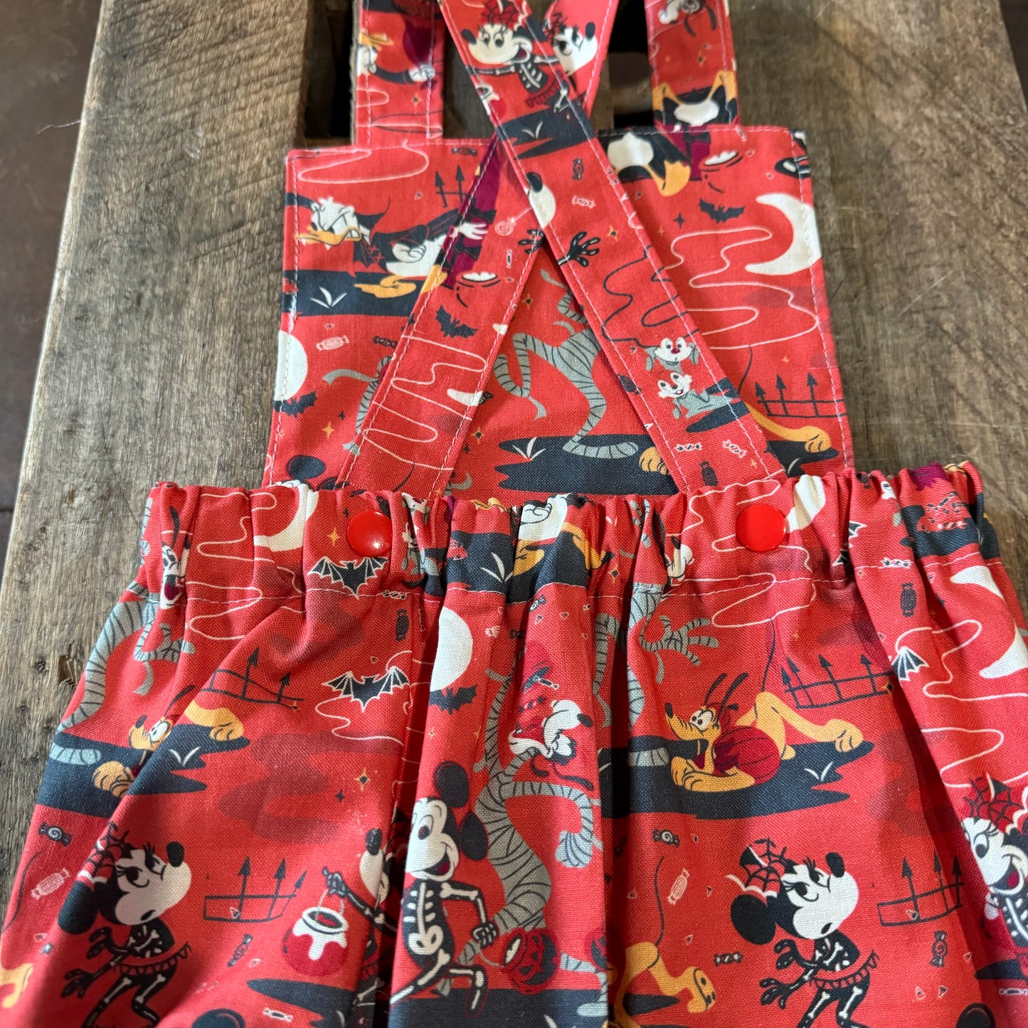 Halloween Mouse and Friends Orange Spooky Romper