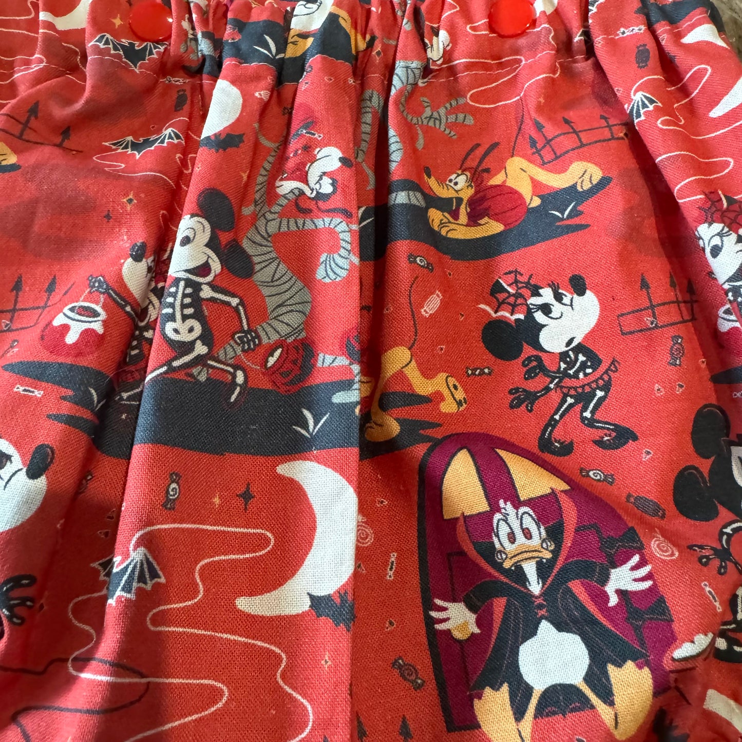 Halloween Mouse and Friends Orange Spooky Romper
