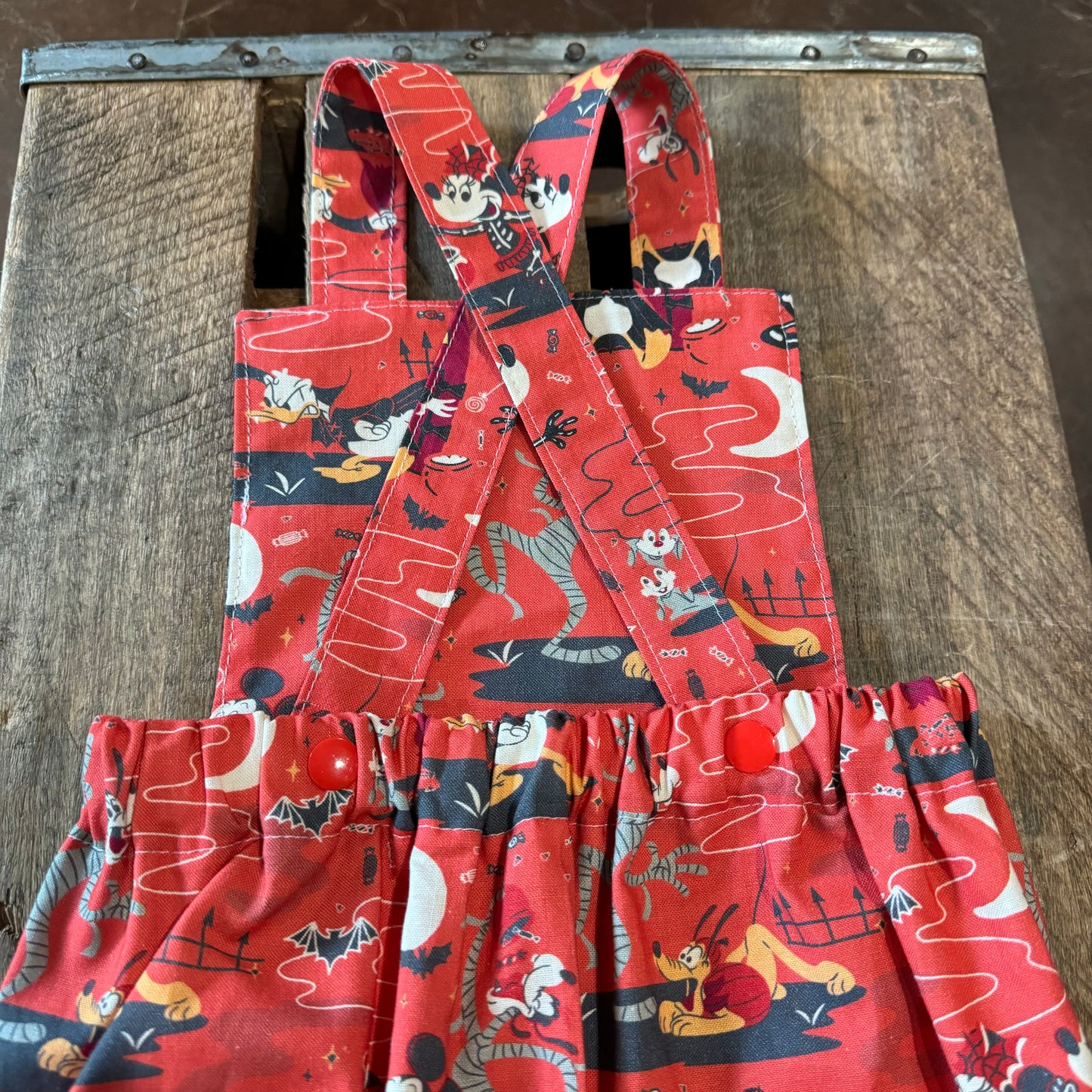 Halloween Mouse and Friends Orange Spooky Romper