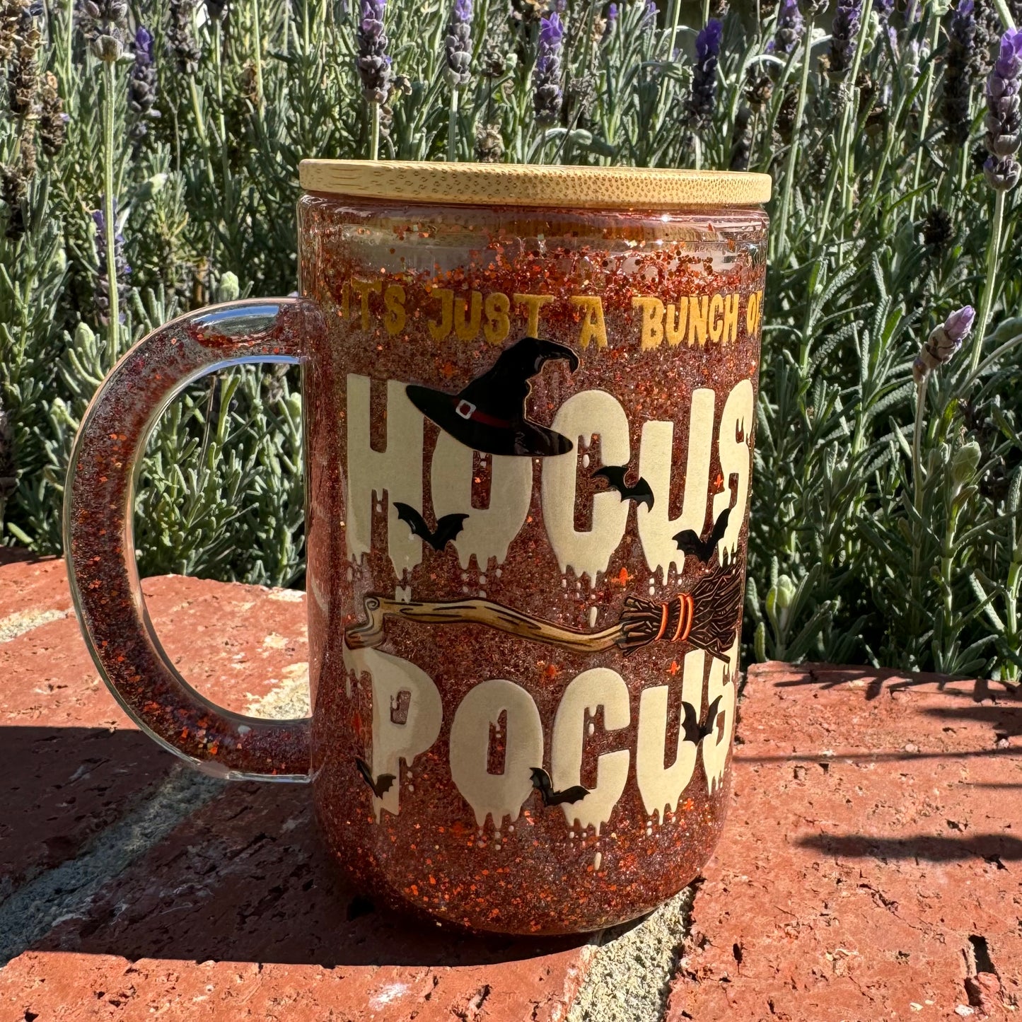 It’s Just a Bunch of Hocus Pocus Glitter Globe Coffee Cup