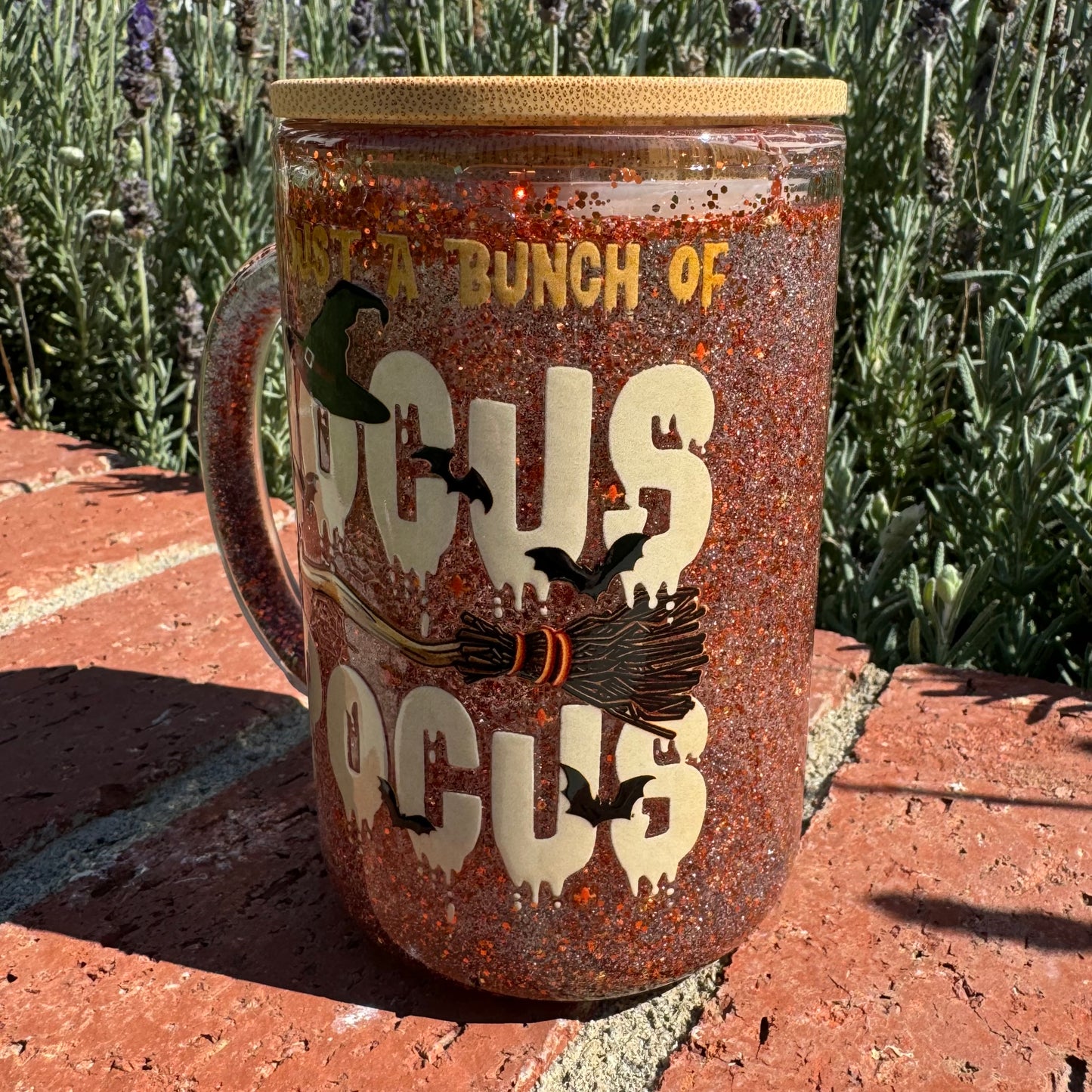 It’s Just a Bunch of Hocus Pocus Glitter Globe Coffee Cup