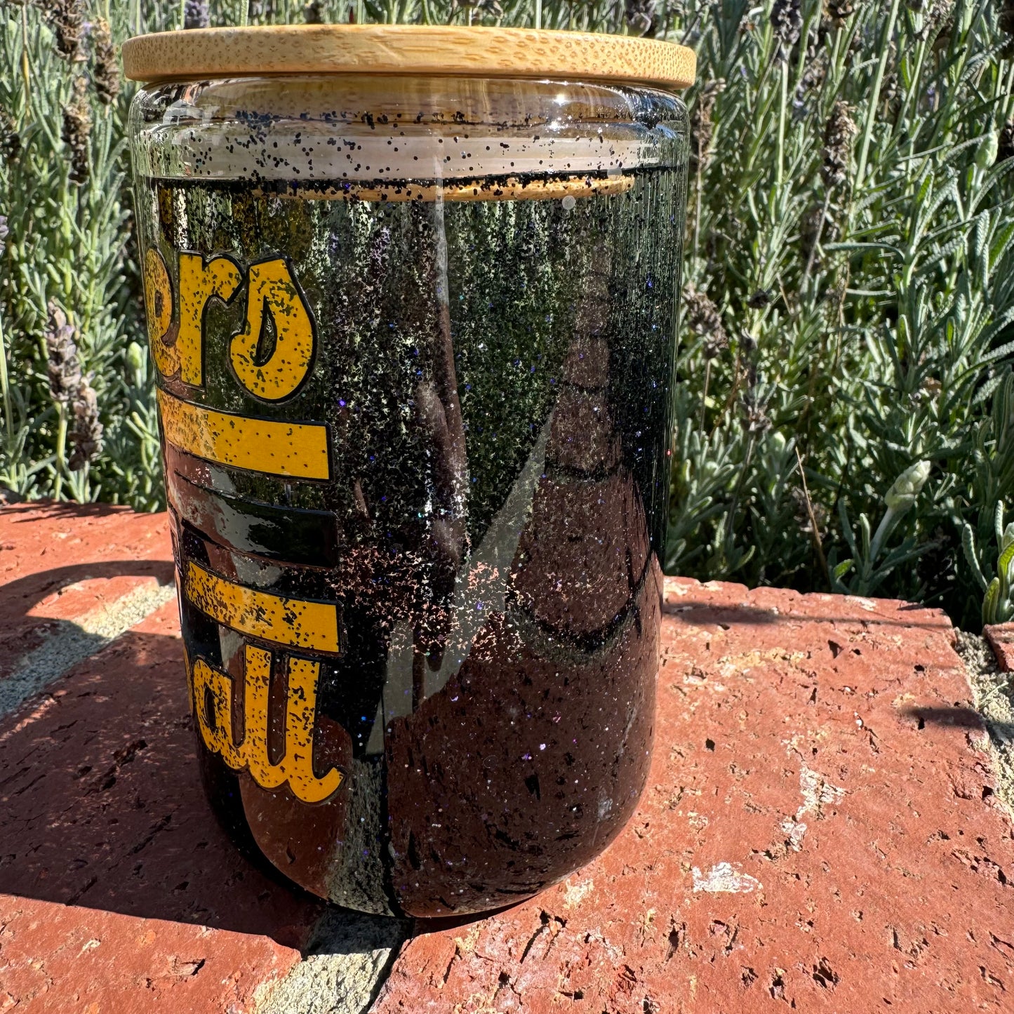 Pittsburgh Football Glitter Globe Coffee Cup