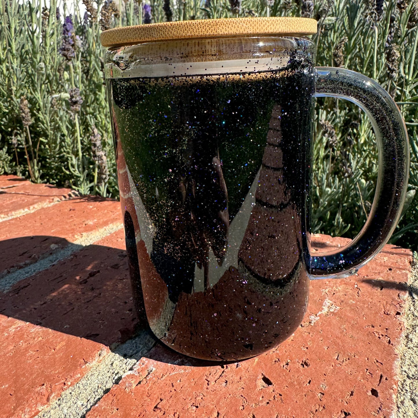 Pittsburgh Football Glitter Globe Coffee Cup
